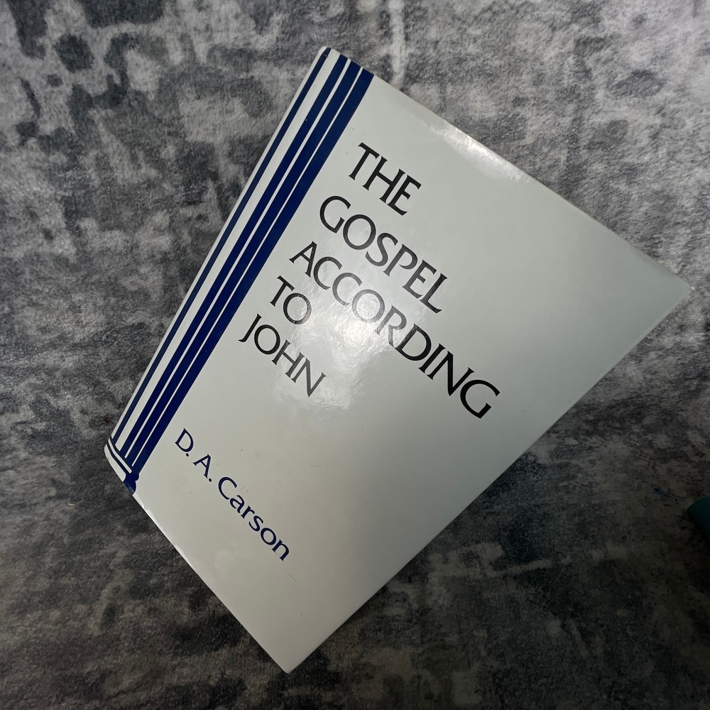 The Gospel According to John D.A. Carson Commentary Biblical Study Theology Book